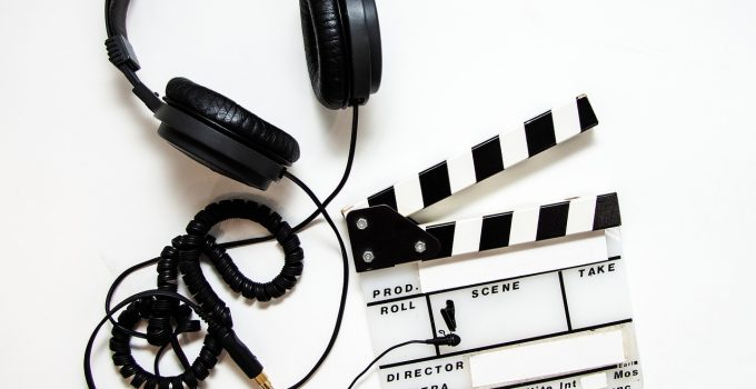headphones, clapper, clapperboard, film, movie, video, cinema, equipment, production, studio, media, sound, video production, headphones, film, film, movie, movie, video, video, video, video, video, cinema, media